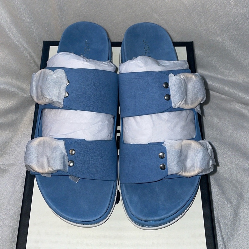 NWT J/SLIDES BAHA Oceana Waxy Nubuck Sandal - Picture 8 of 15